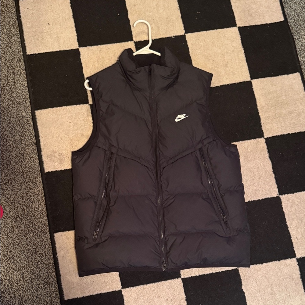 Nike Black Quilted Vest